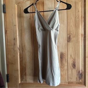 Beige Sleeveless Dress/Slip
